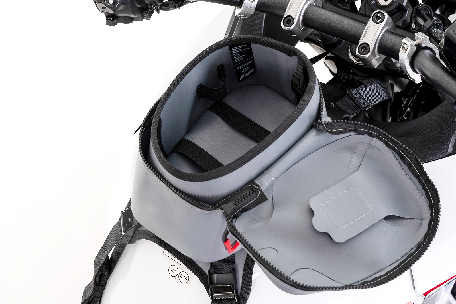 Bolso de tanque FP Drybag gris con bolsillo para celular