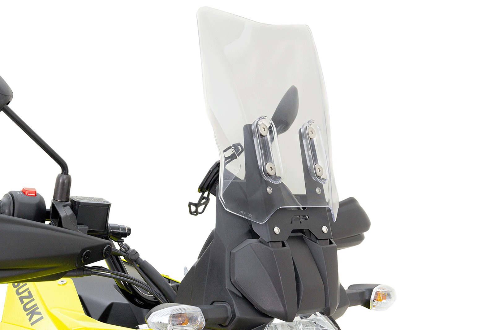 Suzuki Vstrom 250 SX con cúpula elevada para mayor confort