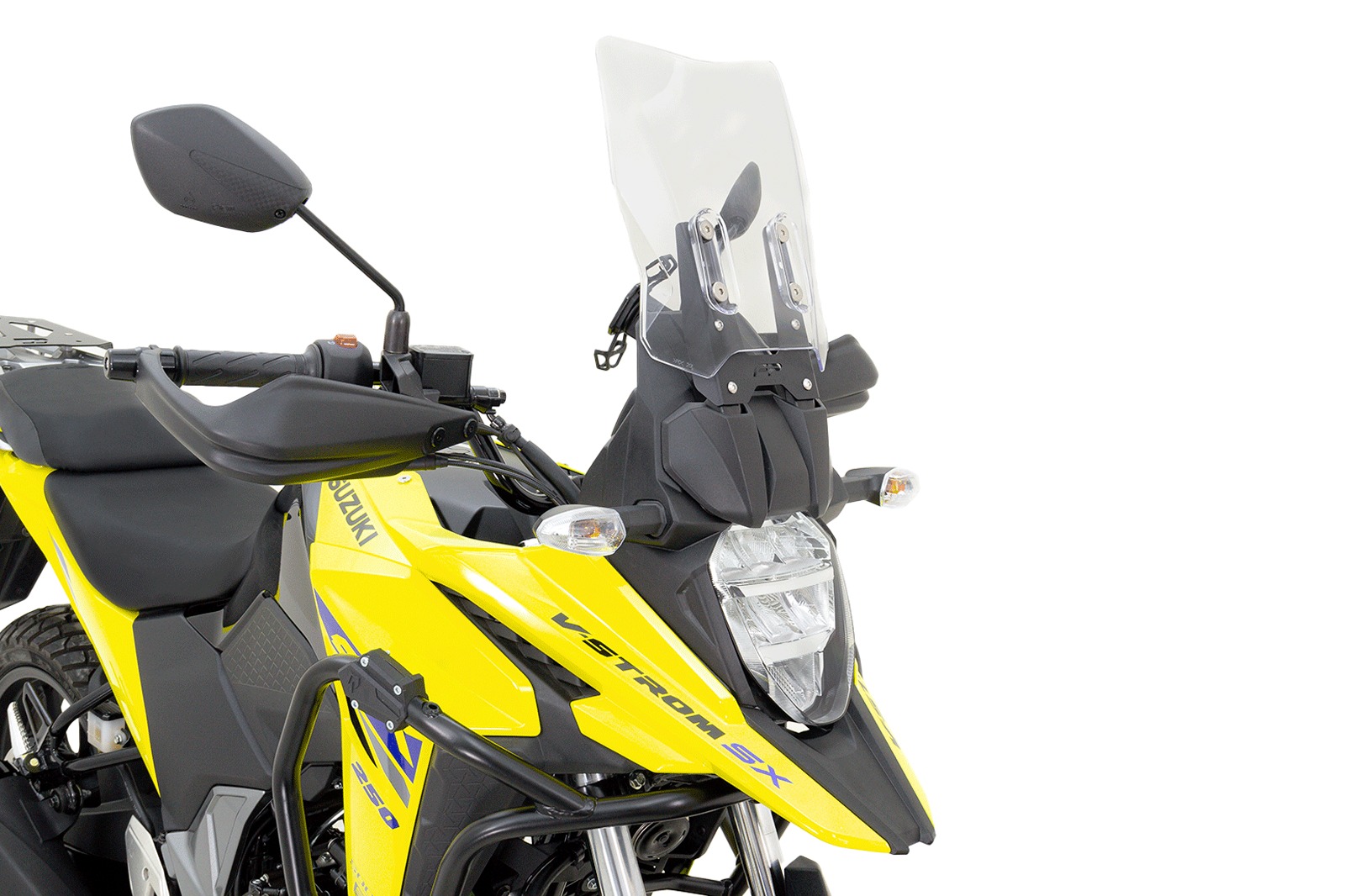 Accesorio FP fácil de instalar en la Vstrom 250 SX