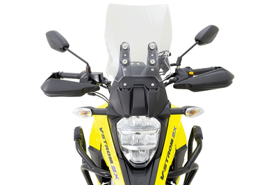 Vista frontal del elevador de cúpula en posición elevada