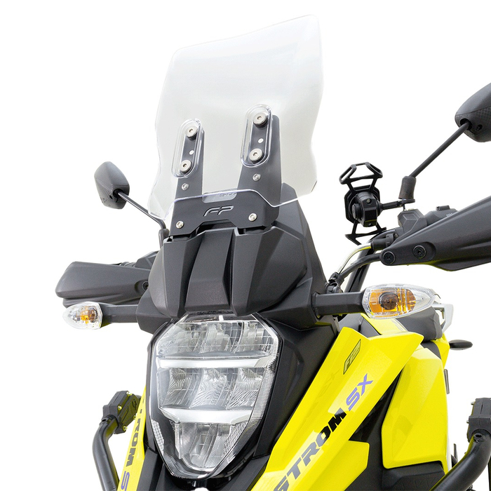 Kit Elevador de Cúpula FP instalado en Suzuki Vstrom 250 SX