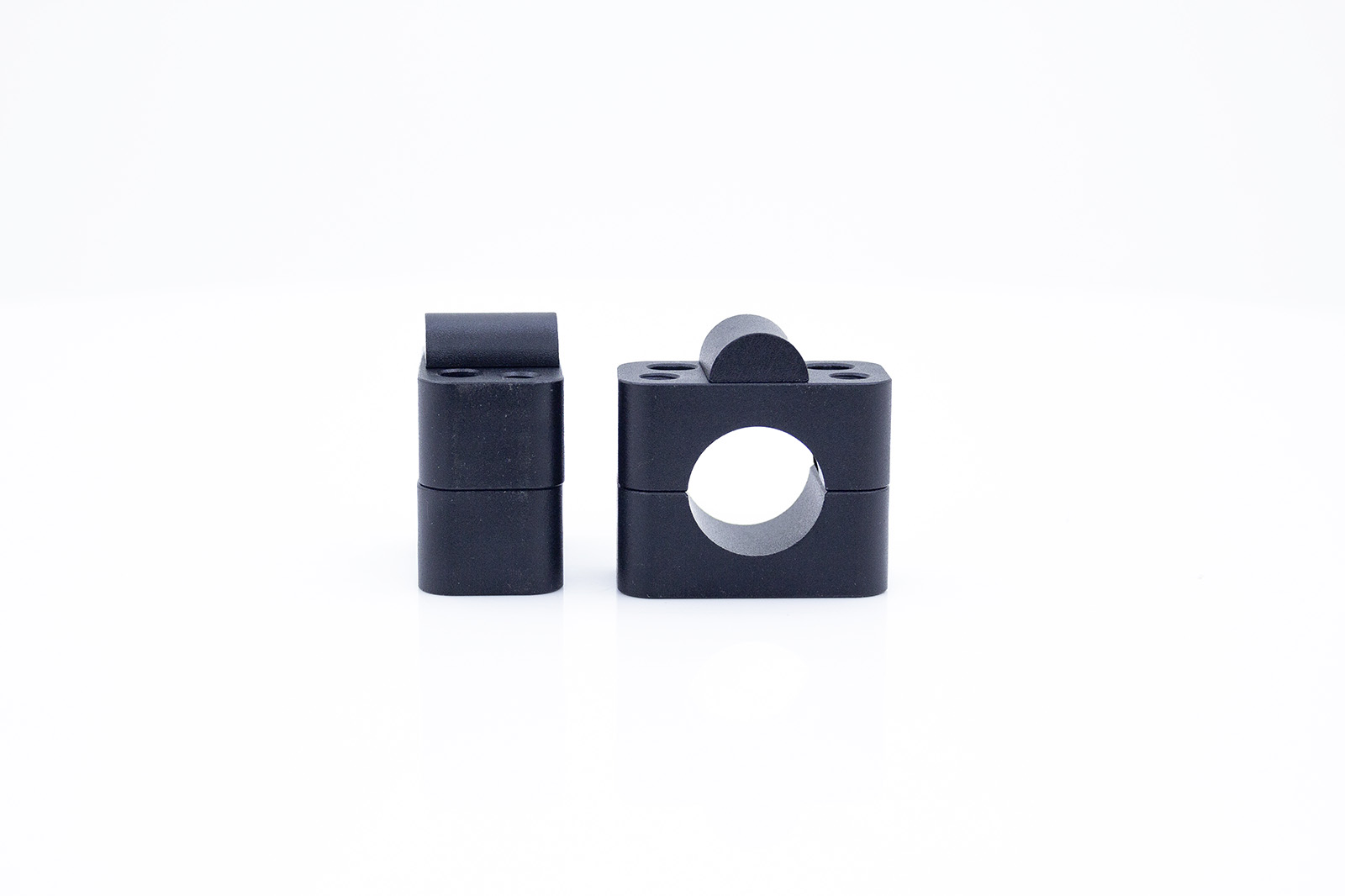 Adaptador para manubrio de 22mm a 28mm negro