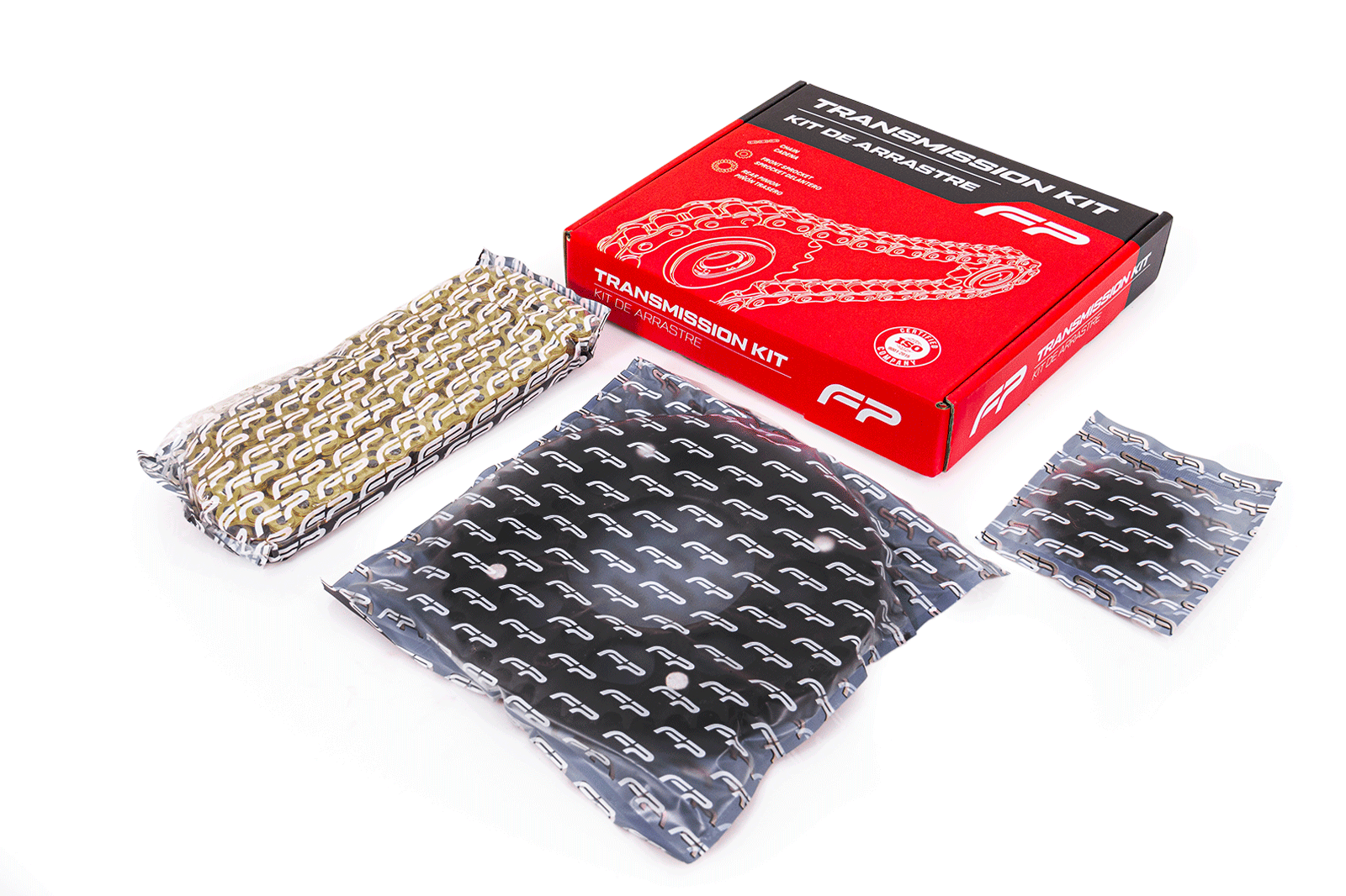 Kit arras neg con cad dorada 15-43t 428h-130 4h puls 135ls