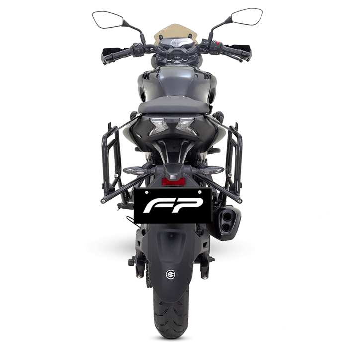 Soporte de maletas laterales Pulsar N160
Soporte de maletas laterales Pulsar N250
Maletas compatibles Pulsar N160 y Pulsar N250
viajes en moto Pulsar N160 y Pulsar N250