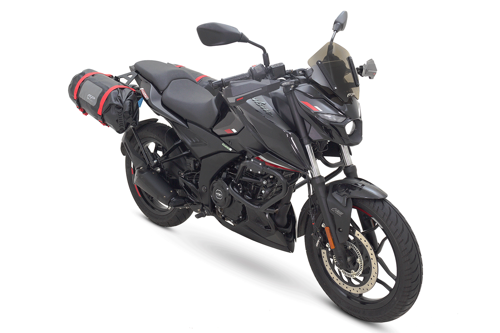 Soporte de maletas laterales Pulsar N160
Soporte de maletas laterales Pulsar N250
Maletas compatibles Pulsar N160 y Pulsar N250
viajes en moto Pulsar N160 y Pulsar N250