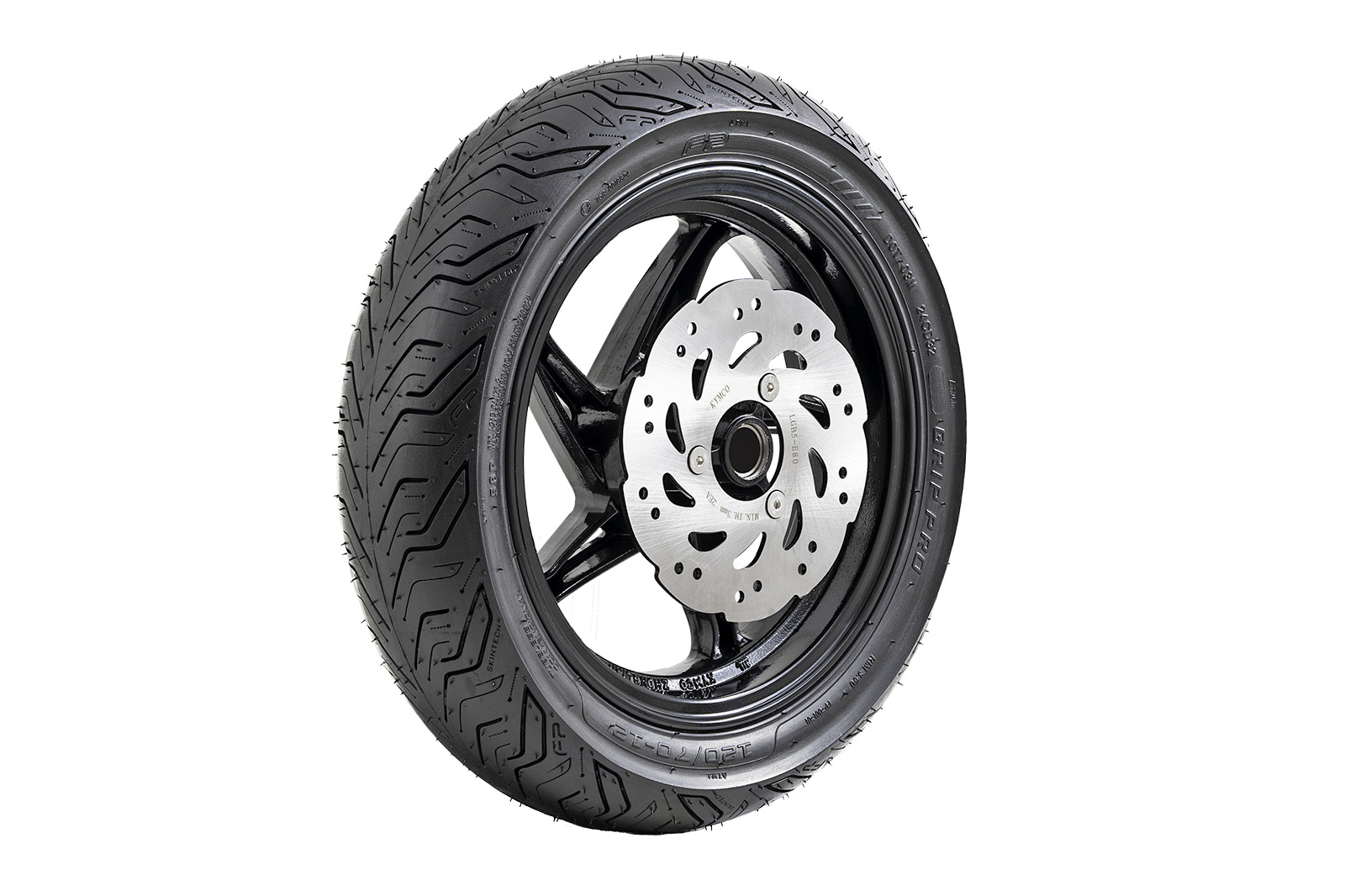 Llanta FP Grip Pro 120/70-12 vista lateral