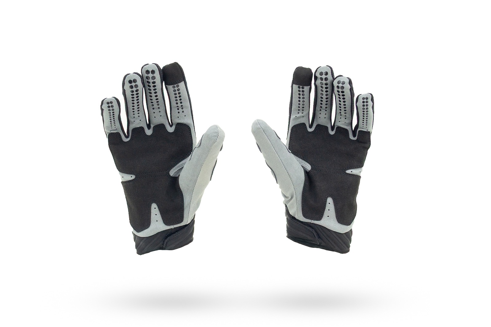palma guantes de motocross delgados color gris FP Vortex
