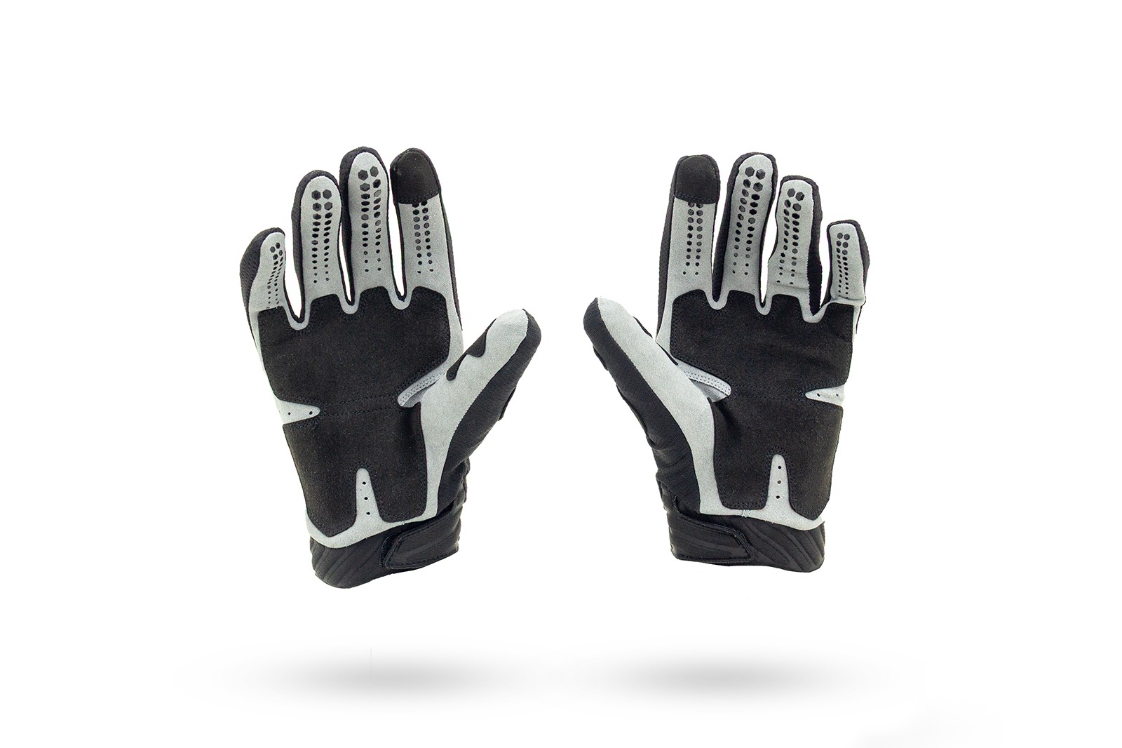 palmas de guantes con silicona para mejor agarre