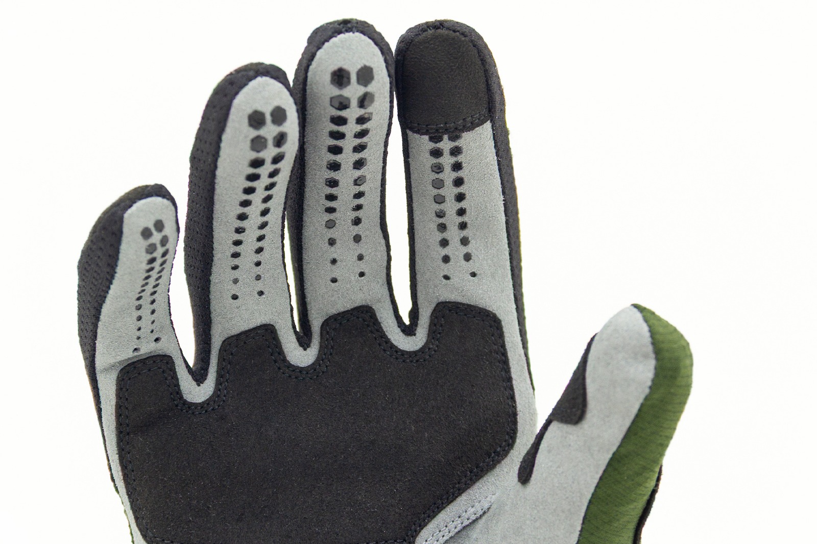 palma guantes de moto de motocross verdes