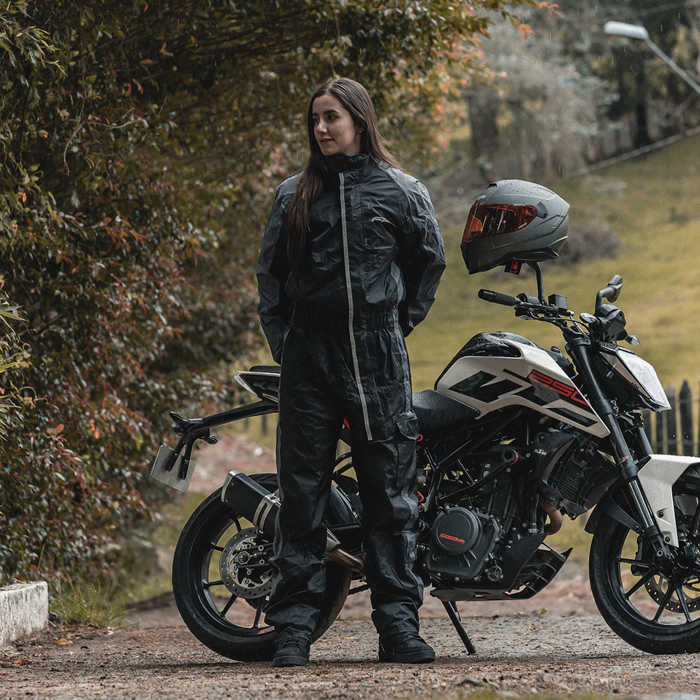 Impermeable monotraje hurricane verde neón