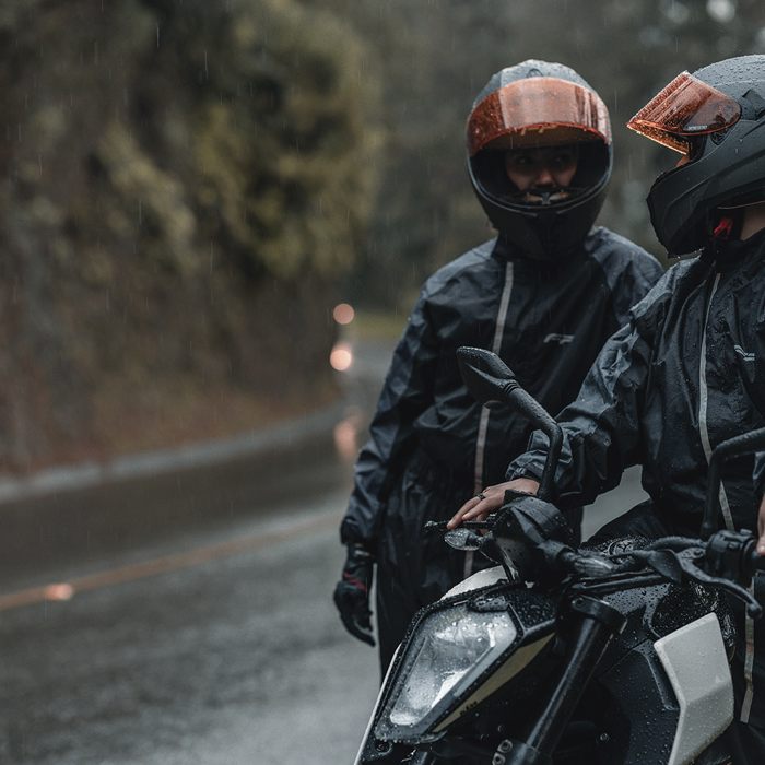 Impermeable monotraje hurricane verde neón