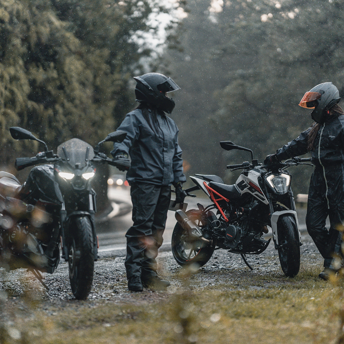 Impermeable monotraje hurricane verde neón