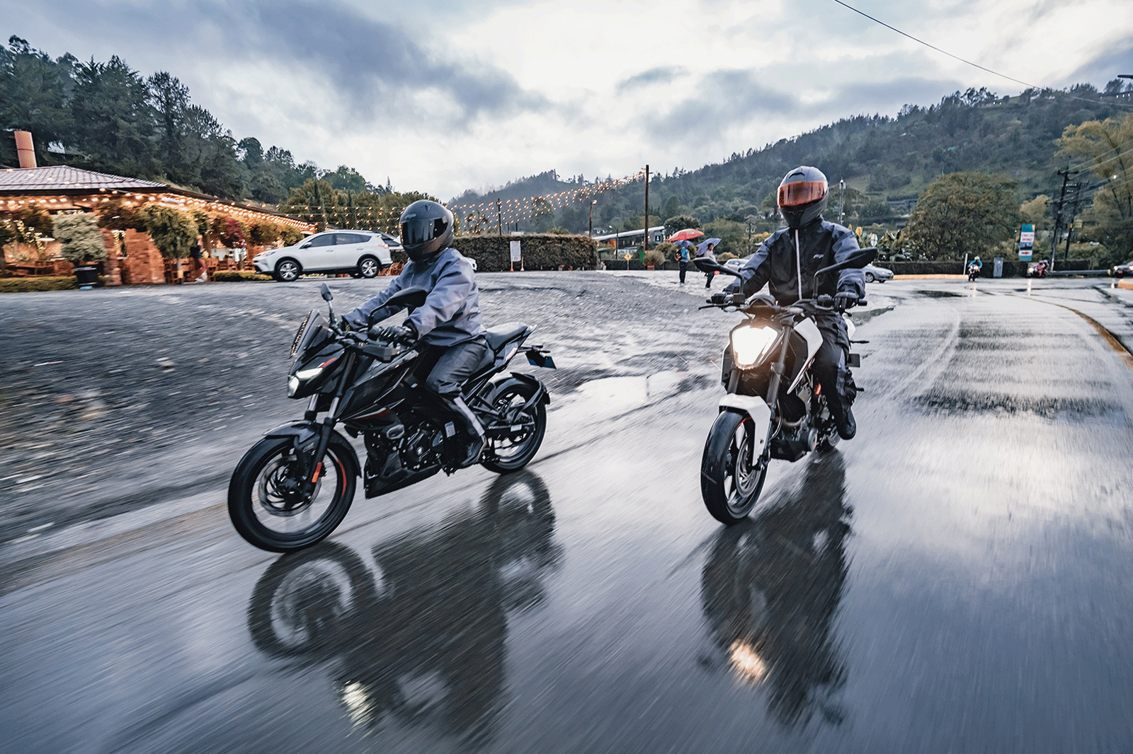 Impermeable monotraje hurricane verde neón