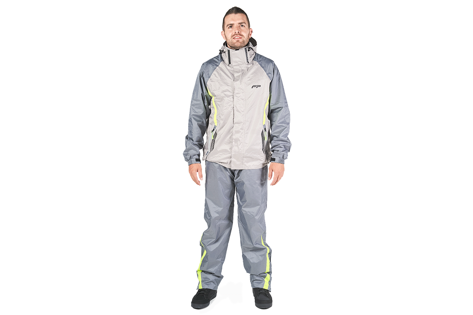IMPERMEABLE TSUNAMI GRIS AMARILLO | FP