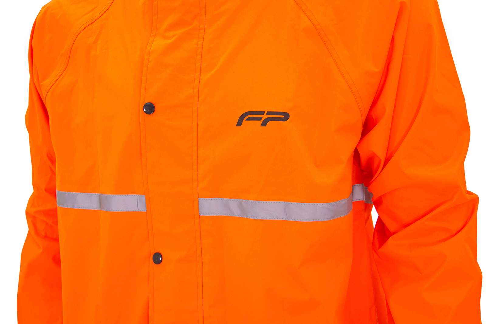Impermeable storm naranja neón
