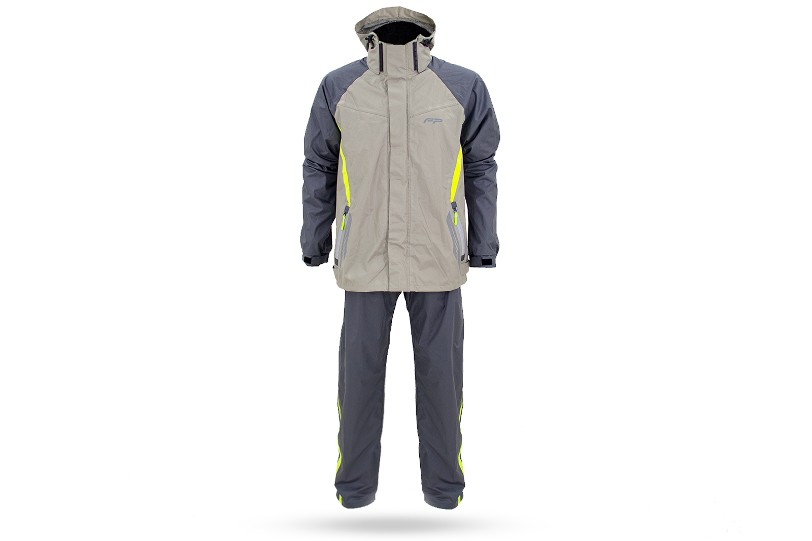 IMPERMEABLE TSUNAMI GRIS AMARILLO