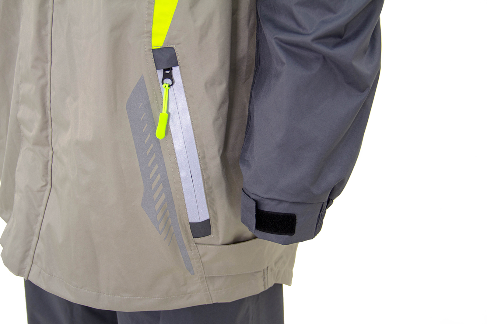 IMPERMEABLE TSUNAMI GRIS AMARILLO | FP