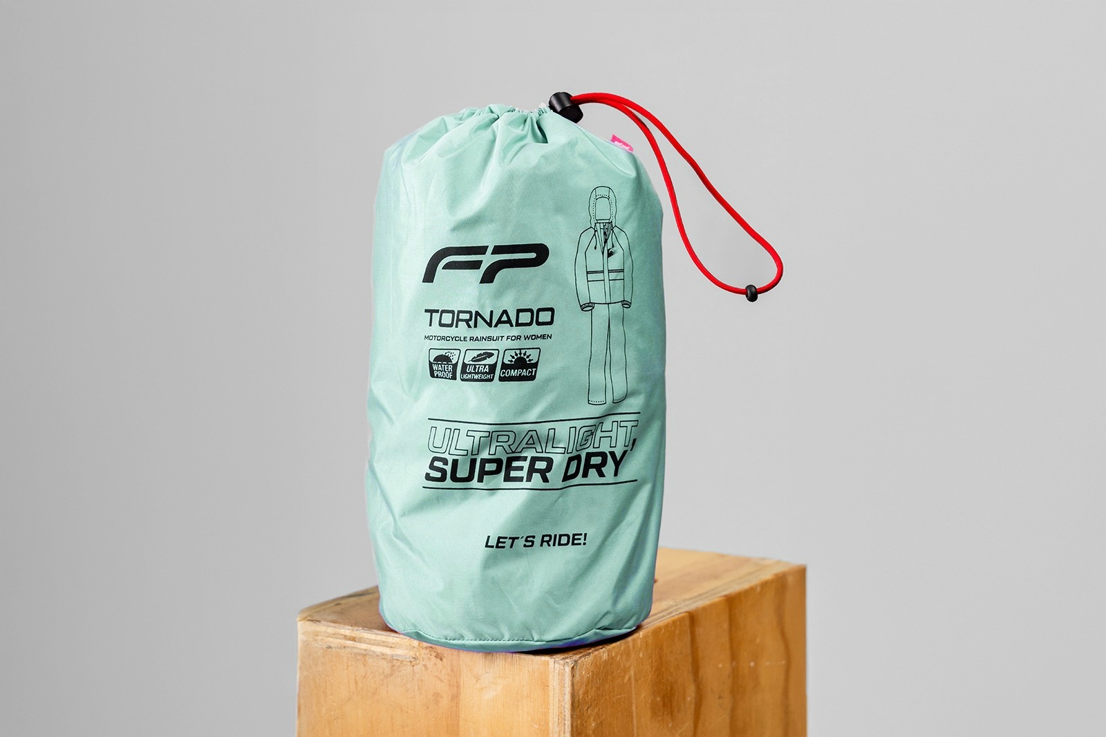 Impermeable Mujer Tornado Menta