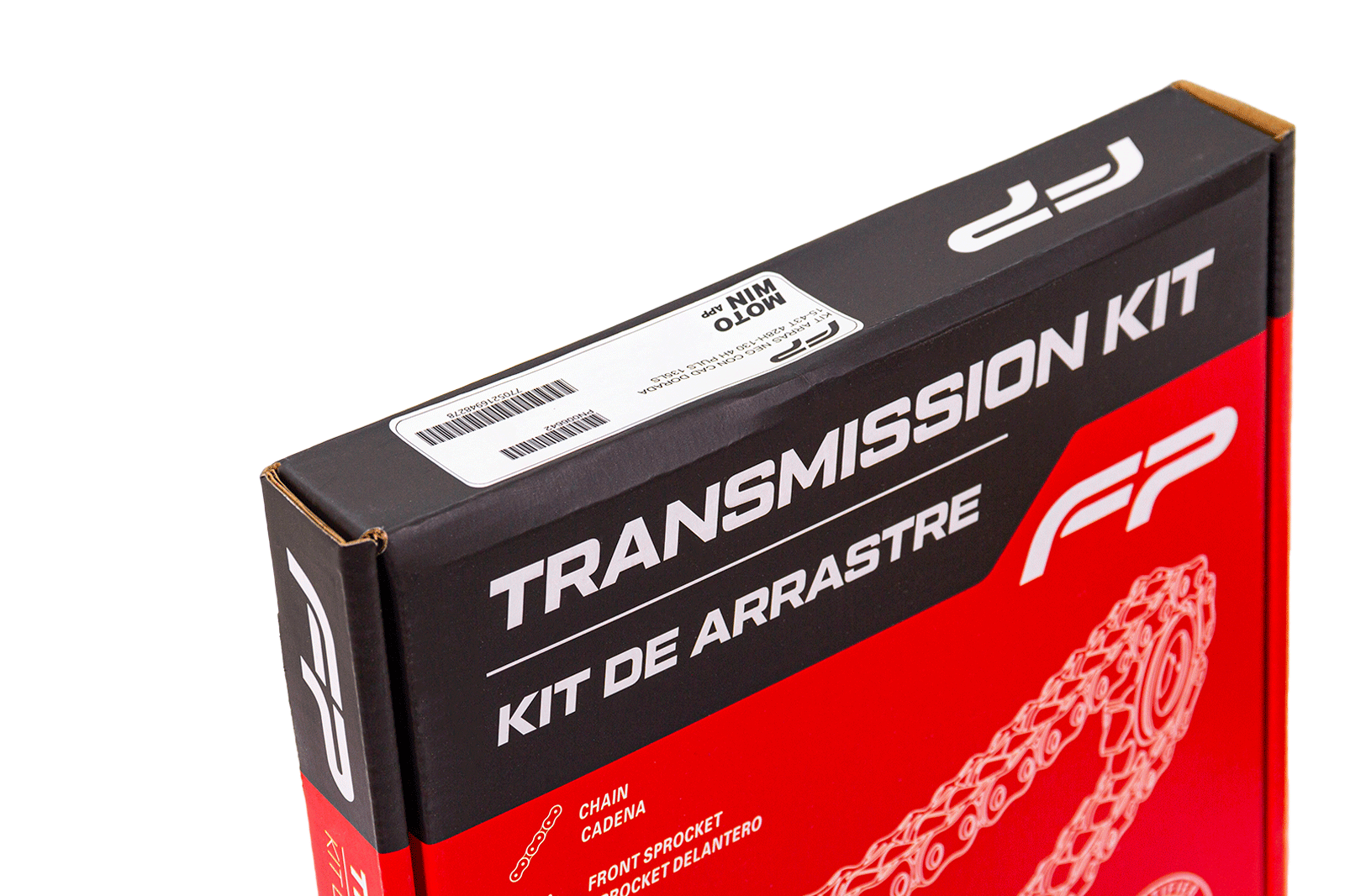 Kit arras neg con cad dorada 15-43t 428h-130 4h puls 135ls