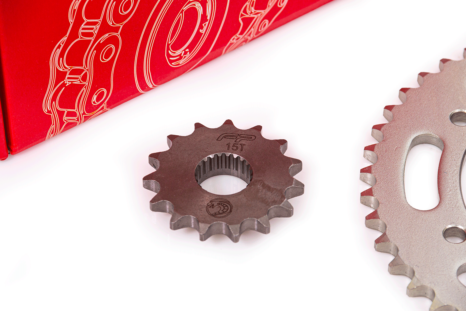 Kit arrastre 15-46t 428-136 6h yamaha fz25 ybr250