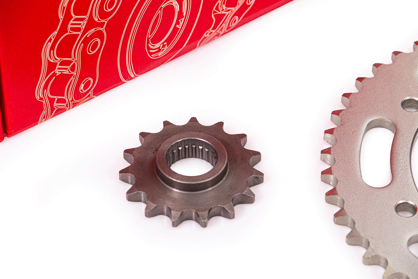 Kit arrastre 15-46t 428-136 6h yamaha fz25 ybr250