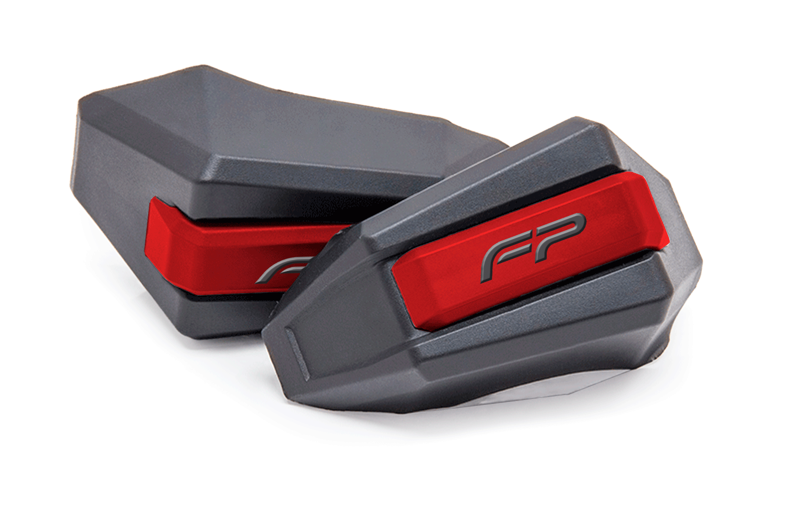 KIT REPUESTO SLIDER GHOST NEGRO/ROJO FIRE PARTS (2 LADOS)