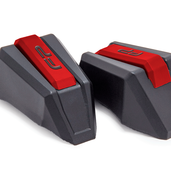 KIT REPUESTO SLIDER GHOST NEGRO/ROJO FIRE PARTS (2 LADOS)