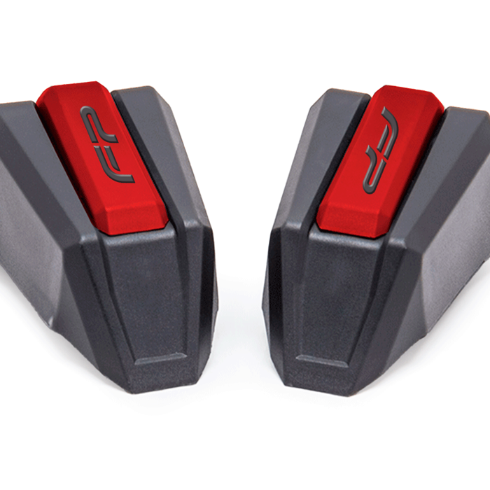 KIT REPUESTO SLIDER GHOST NEGRO/ROJO FIRE PARTS (2 LADOS)