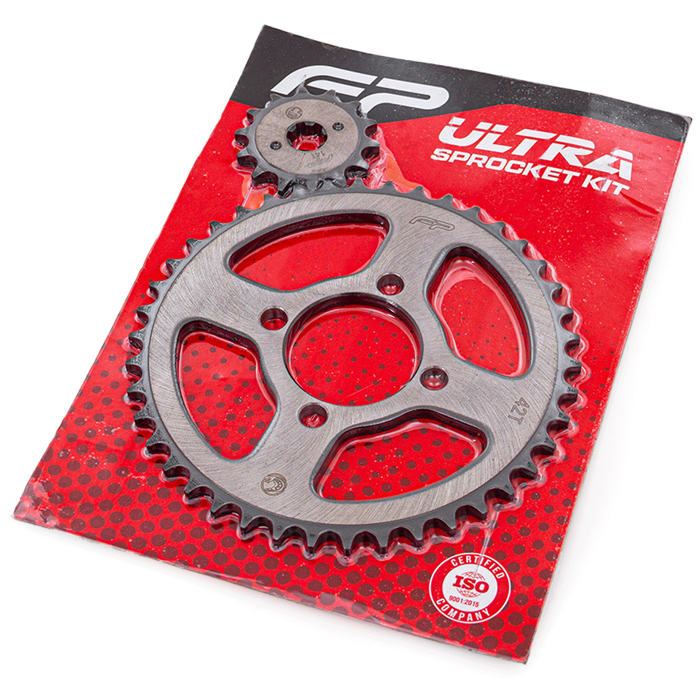 KIT SPROCKET 14-42T 4H BOXER CT 100, Kit Sprocket. Kit Sprocket para moto. Sprocket para moto. Kit Respuesto Sprocket para moto. Juego Kit Sprocket para Moto. Piñon para Moto. Piñones de Repuesto para Moto