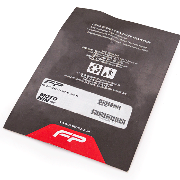 KIT SPROCKET 14-36T 4H AKT110, Kit Sprocket. Kit Sprocket para moto. Sprocket para moto. Kit Respuesto Sprocket para moto. Juego Kit Sprocket para Moto. Piñon para Moto. Piñones de Repuesto para Moto