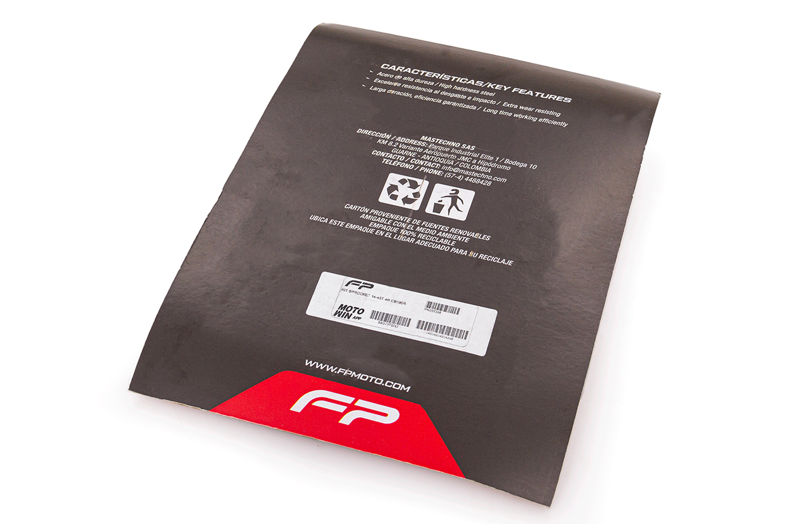 KIT SPROCKET 14-45T 4H CB190R, Kit Sprocket. Kit Sprocket para moto. Sprocket para moto. Kit Respuesto Sprocket para moto. Juego Kit Sprocket para Moto. Piñon para Moto. Piñones de Repuesto para Moto