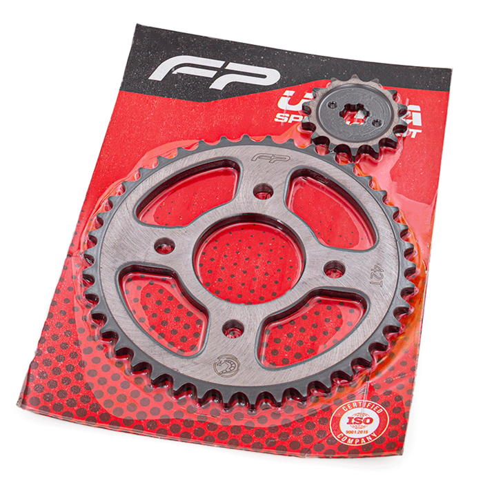 KIT SPROCKET 14-42T 4H DISCOVER 135 SPORT, Kit Sprocket. Kit Sprocket para moto. Sprocket para moto. Kit Respuesto Sprocket para moto. Juego Kit Sprocket para Moto. Piñon para Moto. Piñones de Repuesto para Moto