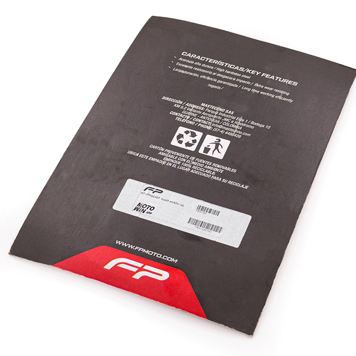 KIT SPROCKET 15-42T 4H RTX 150, Kit Sprocket. Kit Sprocket para moto. Sprocket para moto. Kit Respuesto Sprocket para moto. Juego Kit Sprocket para Moto. Piñon para Moto. Piñones de Repuesto para Moto