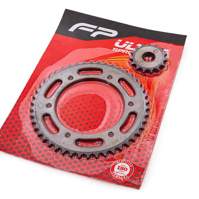 KIT SPROCKET 15-46T 6H FZ25, Kit Sprocket. Kit Sprocket para moto. Sprocket para moto. Kit Respuesto Sprocket para moto. Juego Kit Sprocket para Moto. Piñon para Moto. Piñones de Repuesto para Moto
