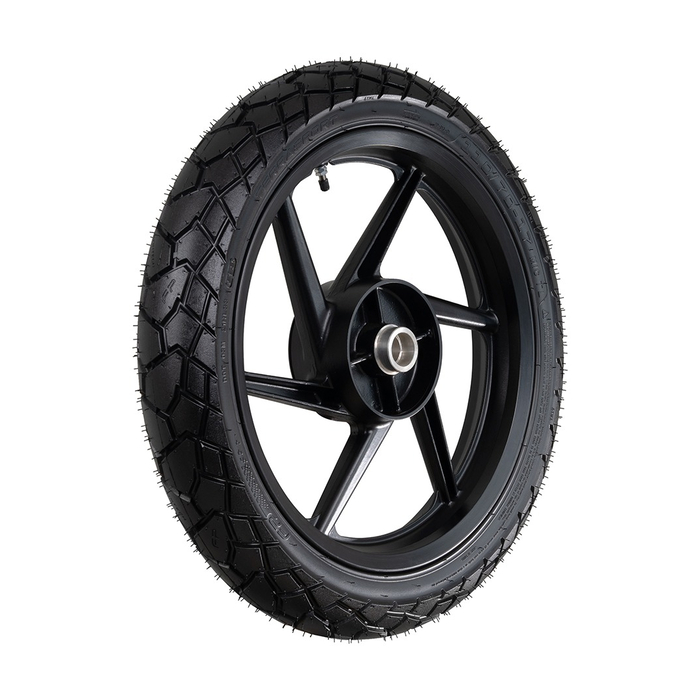 FP Terrasport 110/70-17 montada en scooter