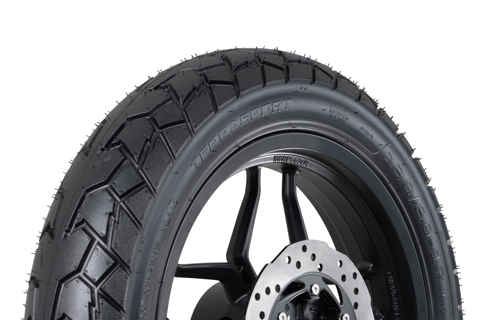 Llanta FP Terrasport 130/80-17 vista lateral