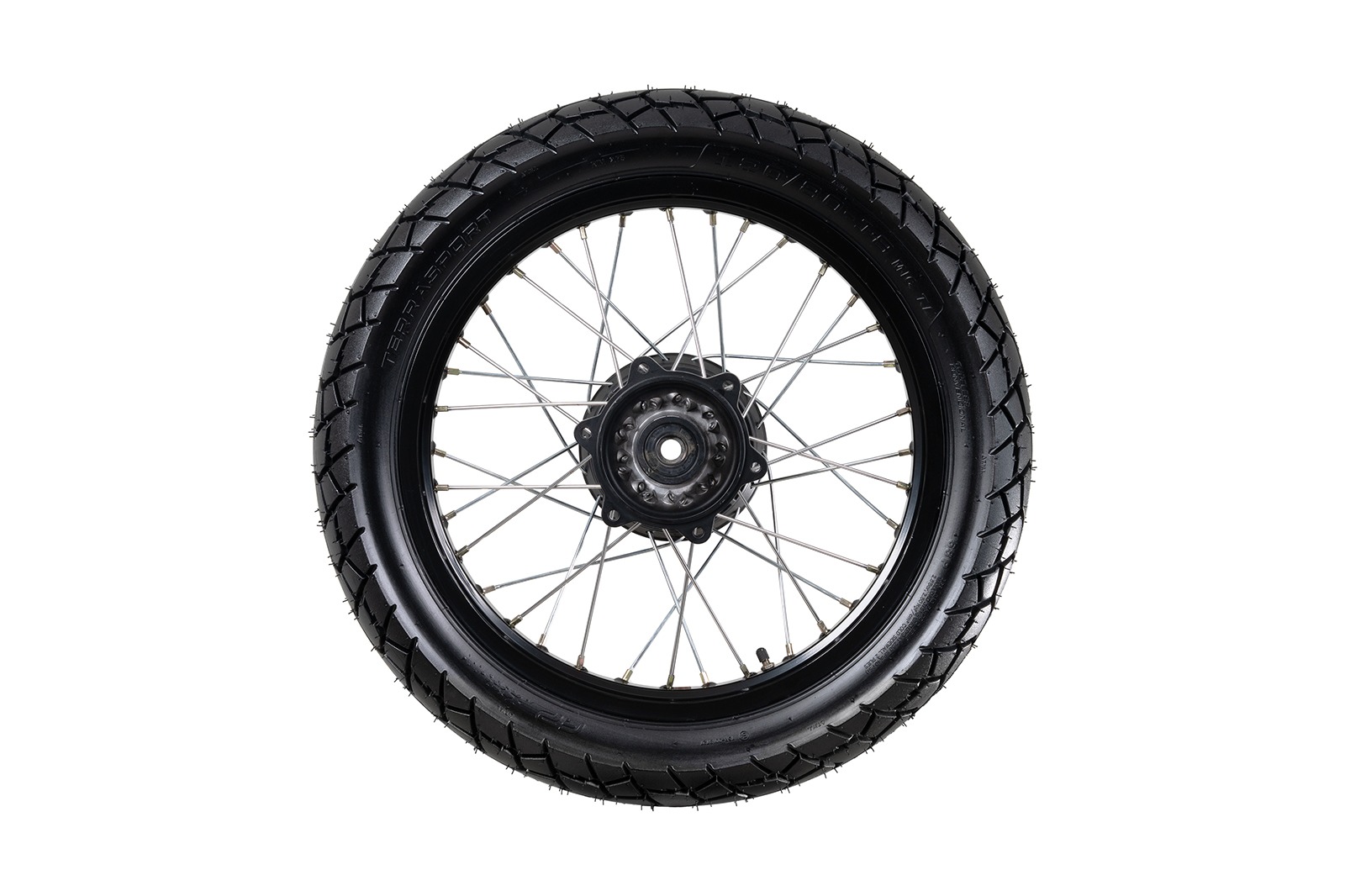 Llanta doble propósito 110/90-17
Llanta para moto carretera y off-road
Neumático FP Terrasport
Llantas de moto para viaje
Llanta con tracción mixta
Neumático resistente al desgaste
Llantas para aventureros en moto