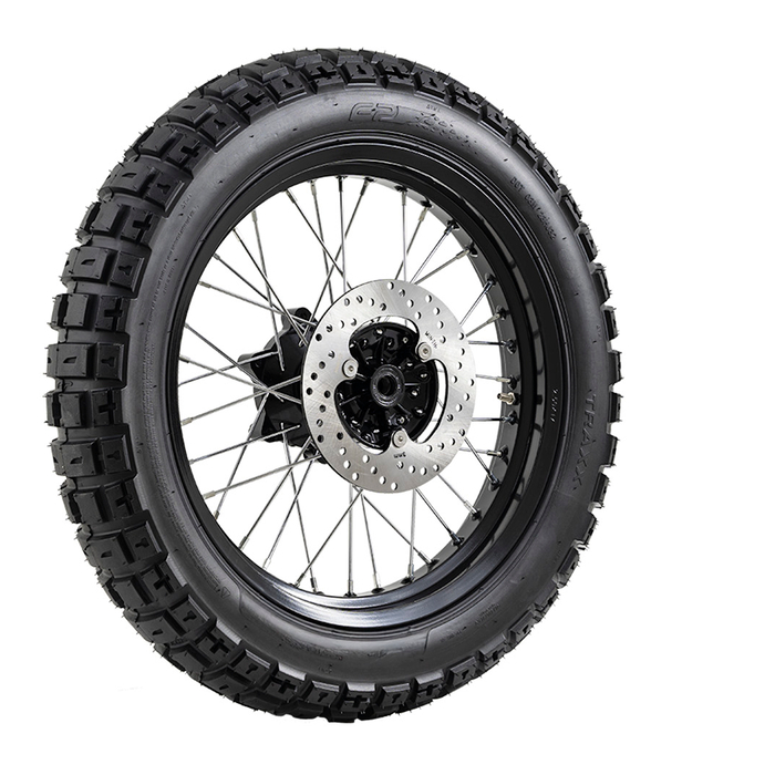 FP Traxx 120/80-18 TL con diseño robusto de agarre