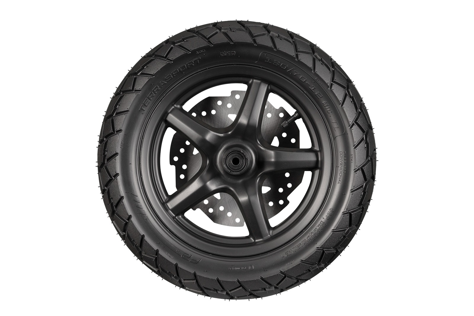 Terrasport 130/70-12 TL estabilidad en curvas