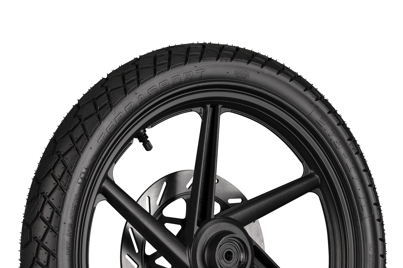 Llanta FP Terrasport 2.75-17 TL vista lateral