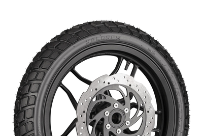 Llanta FP Xplorer 110/80-17 TL vista lateral doble propósito
