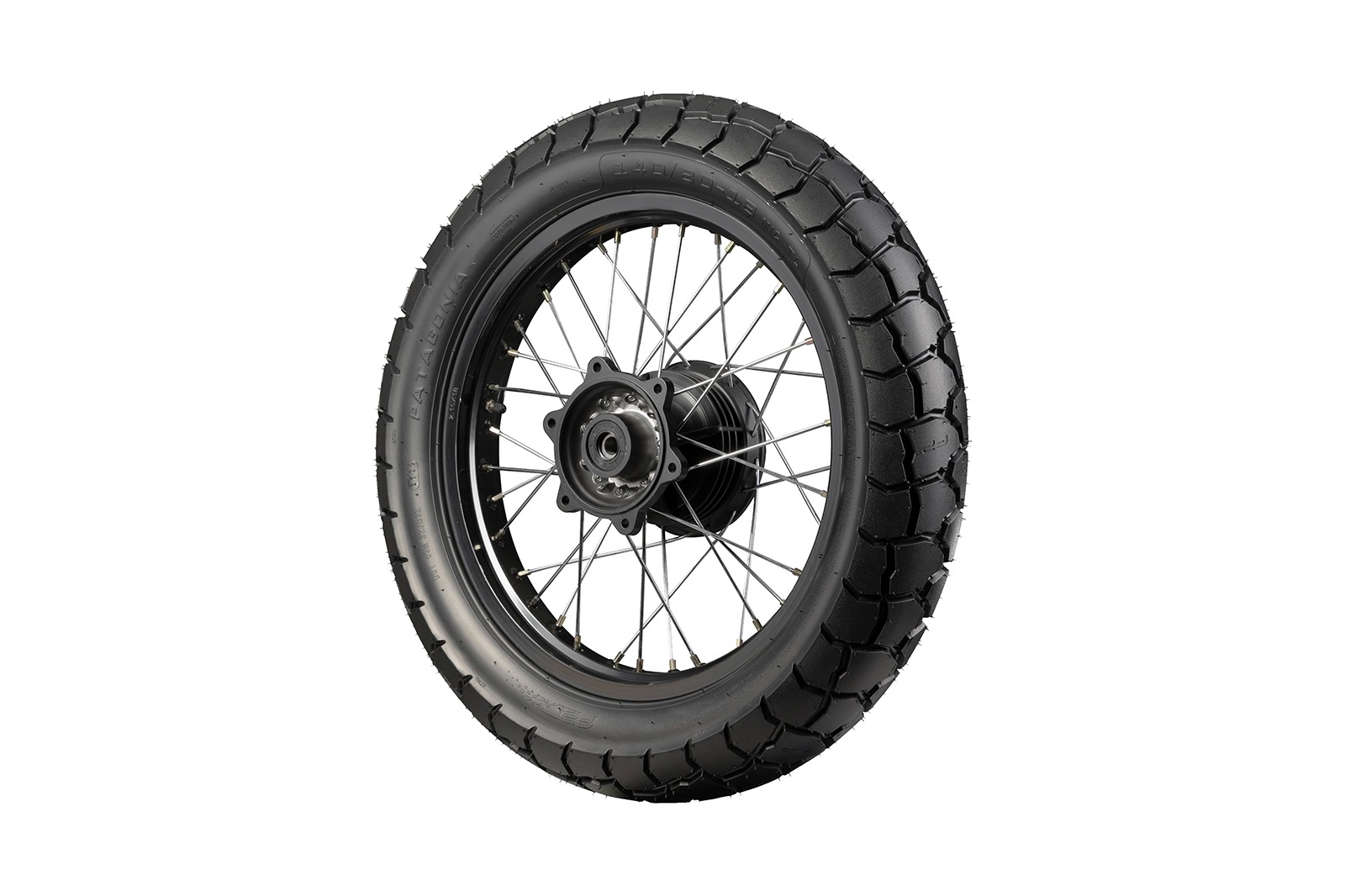 Imagen frontal de la llanta PATAGONIA 140/80-18 TL