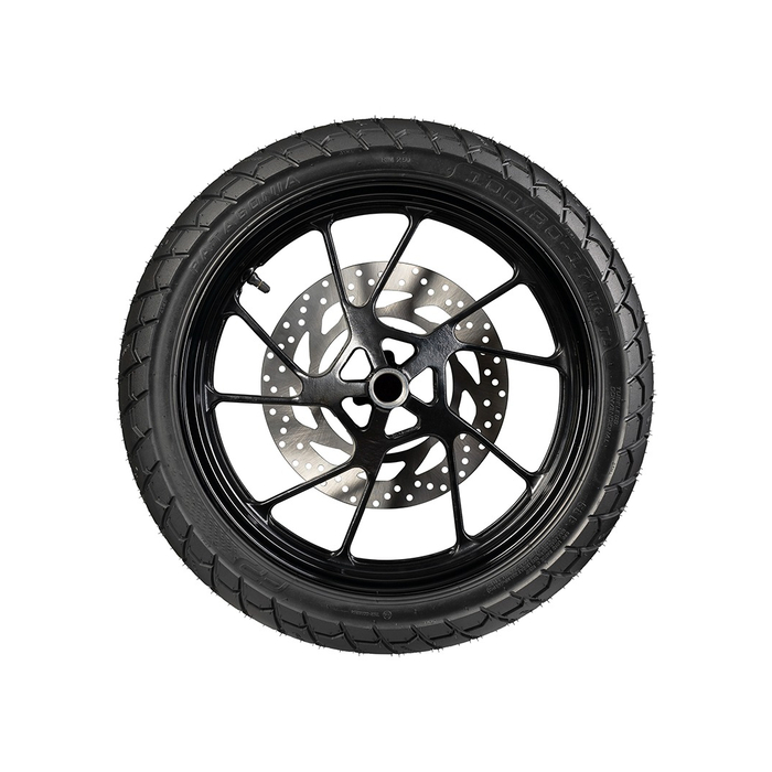 Llanta PATAGONIA 100/80-17 TL diseñada para motos sport y naked