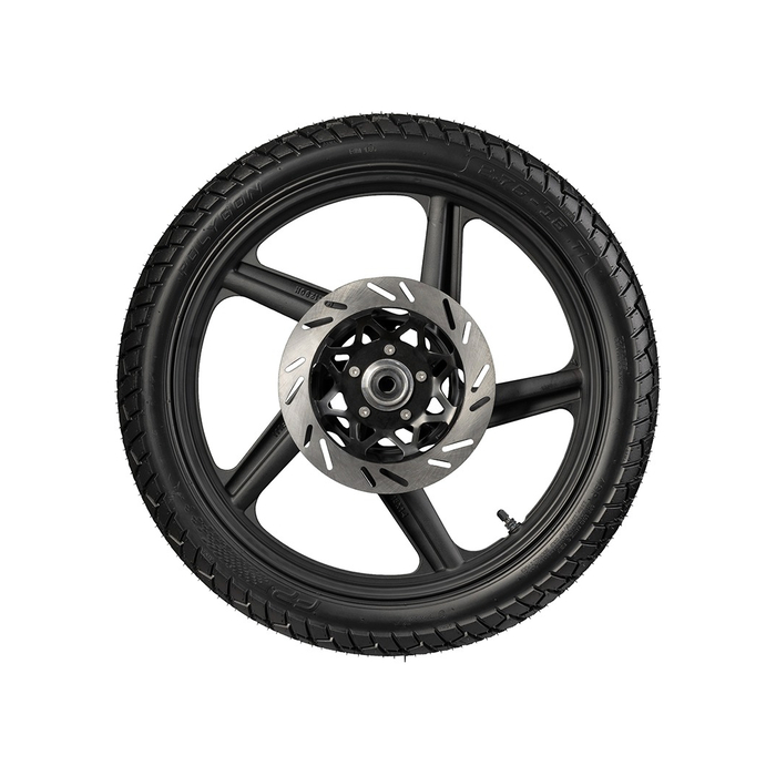 Imagen frontal de la llanta PPOLYGON 2.75-18 TL