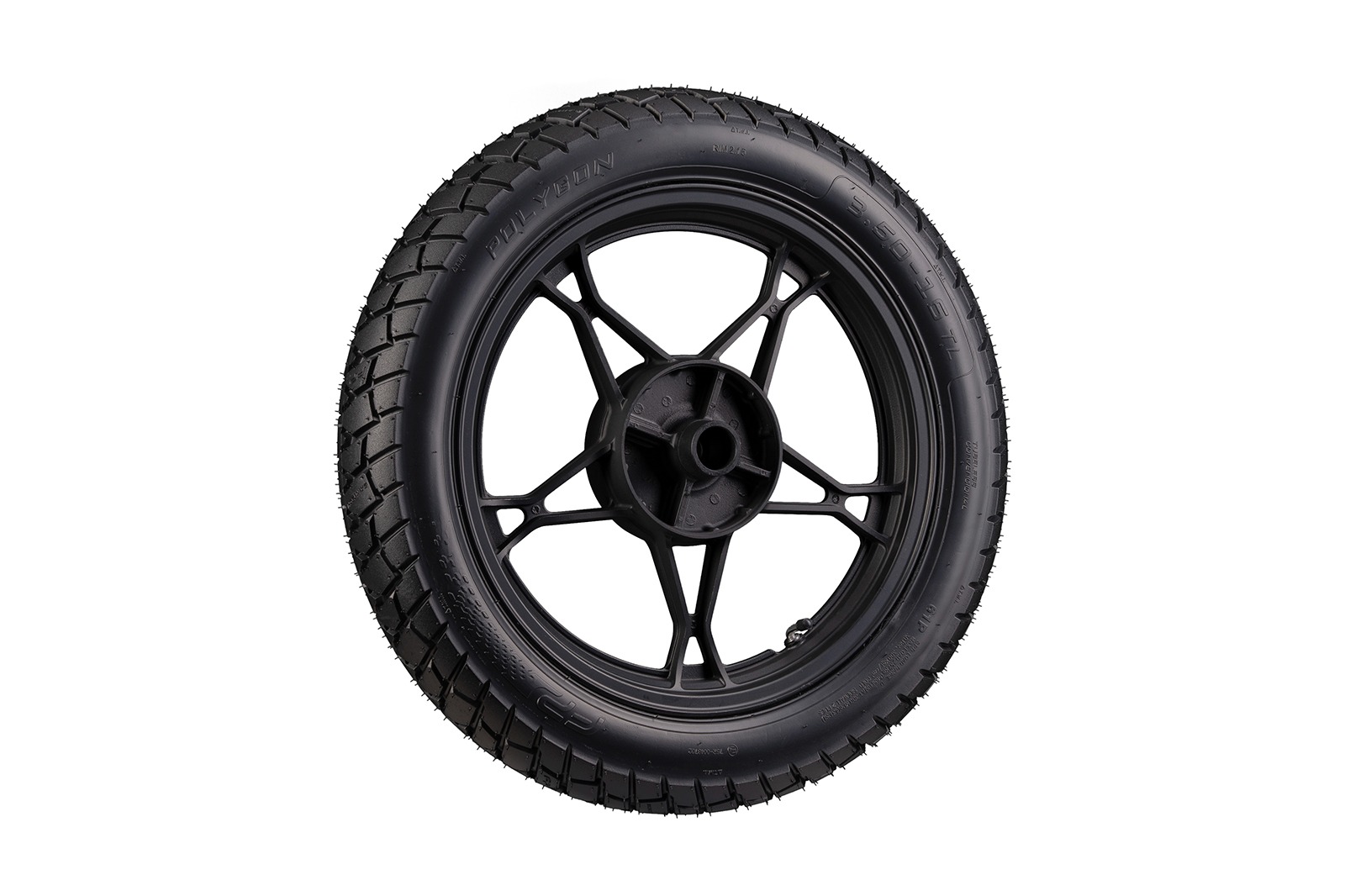 Vista superior de la llanta POLYGON 3.50-16 TL