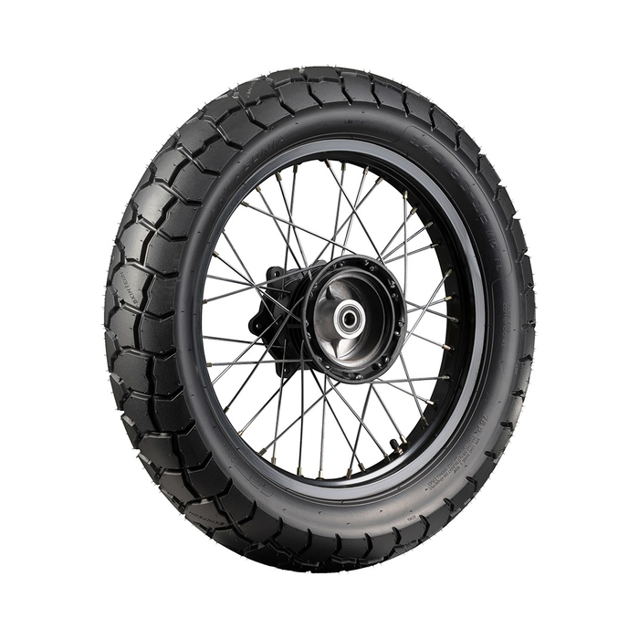 Vista lateral derecha de la llanta PATAGONIA 140/80-18 TL para motos touring