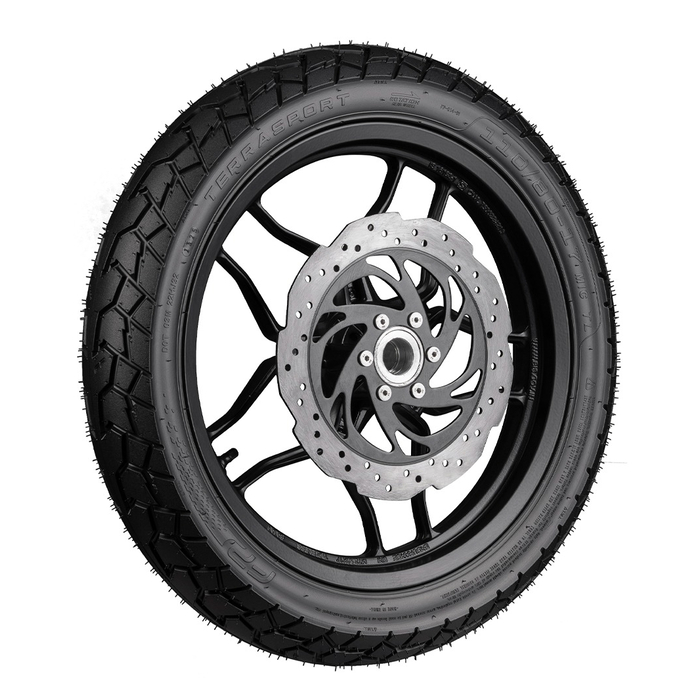 Llanta FP Terrasport 110/80-17 TL para moto vista lateral
