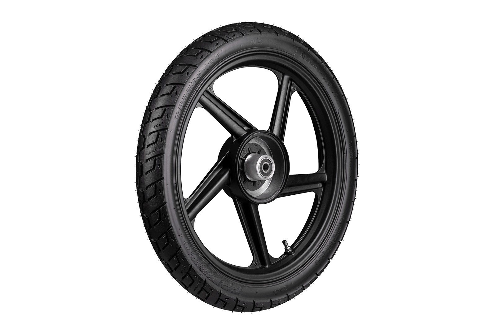 Llanta SPEEDSTER 2.75-18 TL vista en ángulo lateral FP Moto