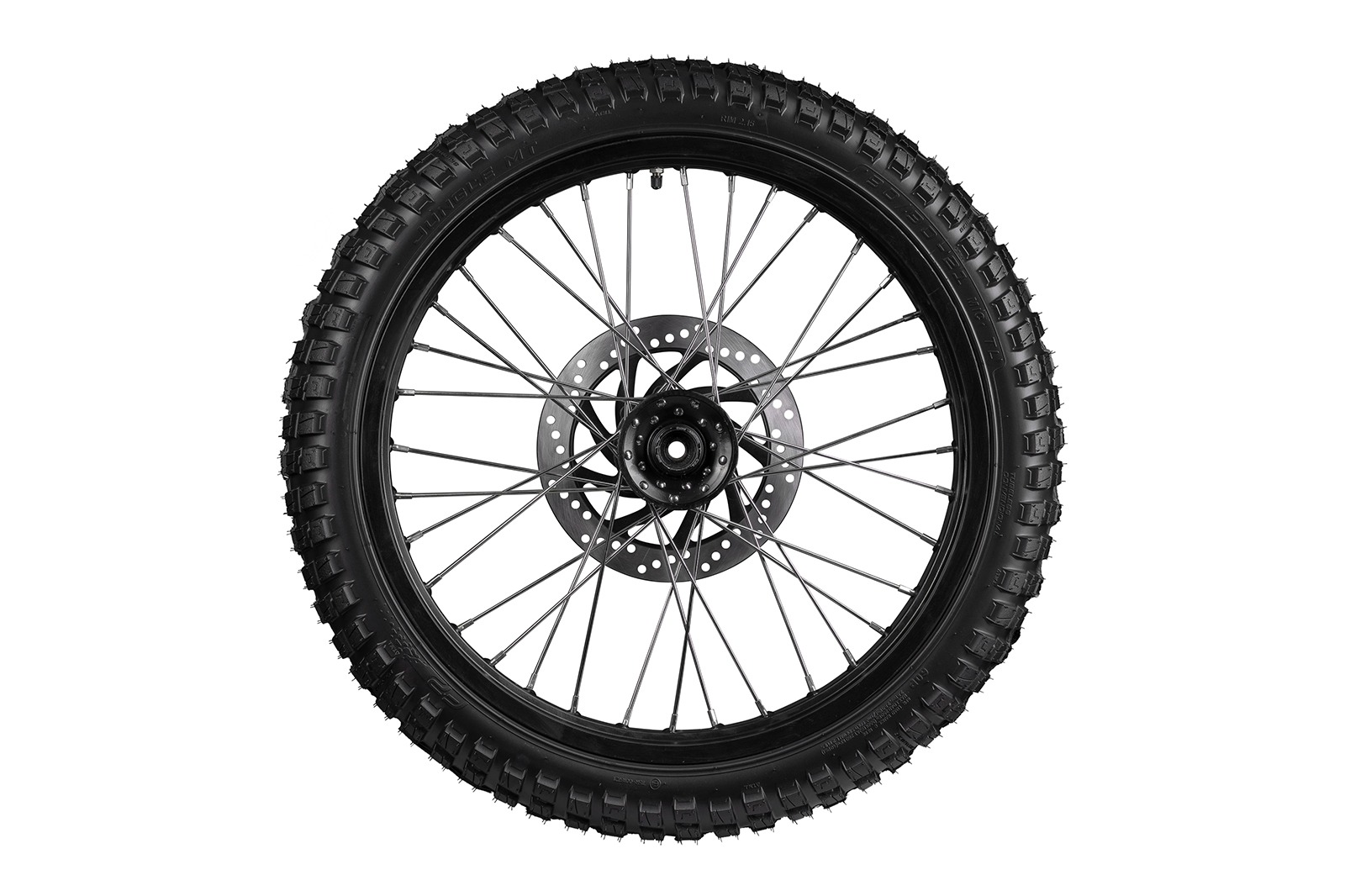 Llanta FP Jungle MT 90/90-21 con diseño robusto para barro y piedras