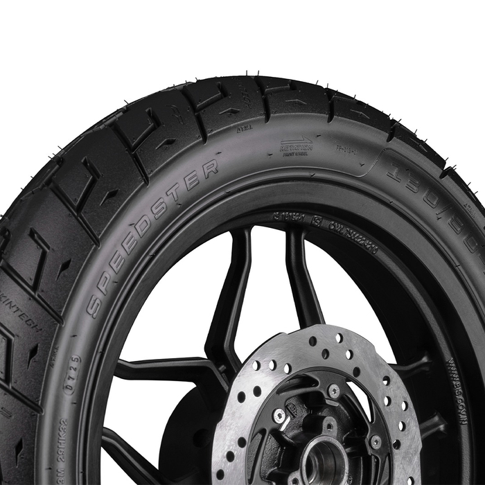 Diseño agresivo de la llanta FP Speedster 130/80-17 TL